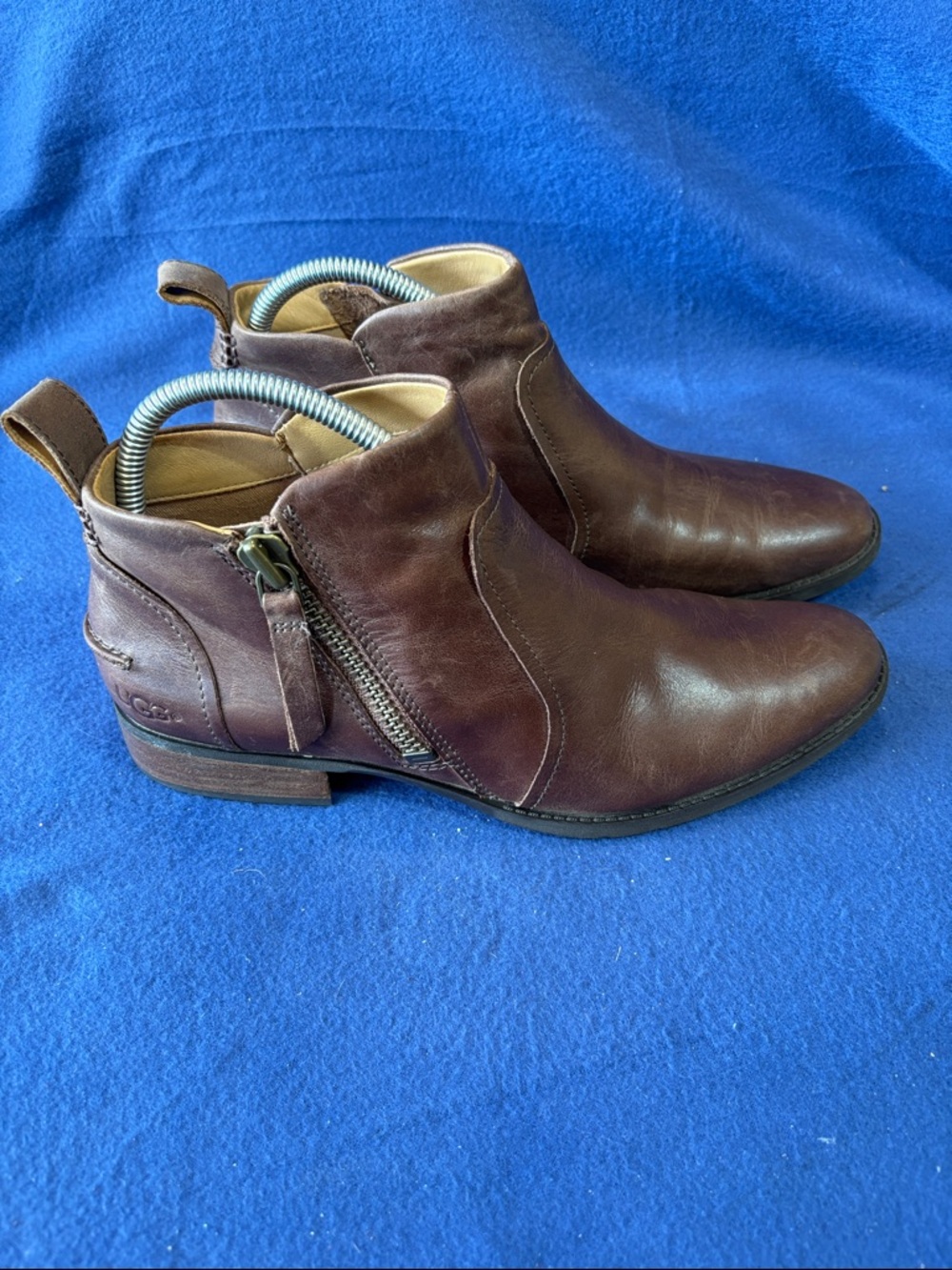 UGG Women's Aureo II Waterproof Ankle Boots Size 10 Brown leather